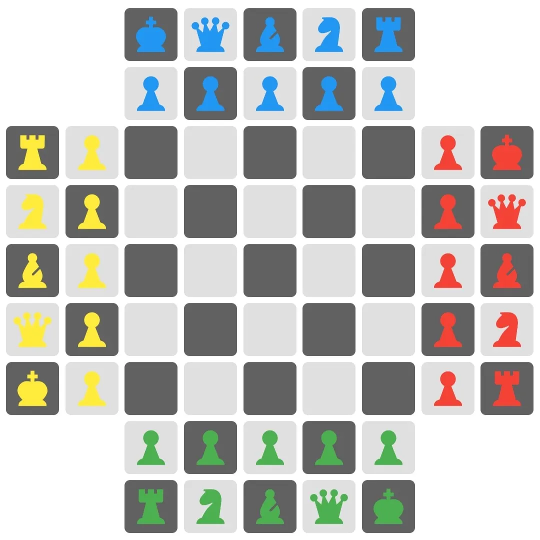 Four player chess