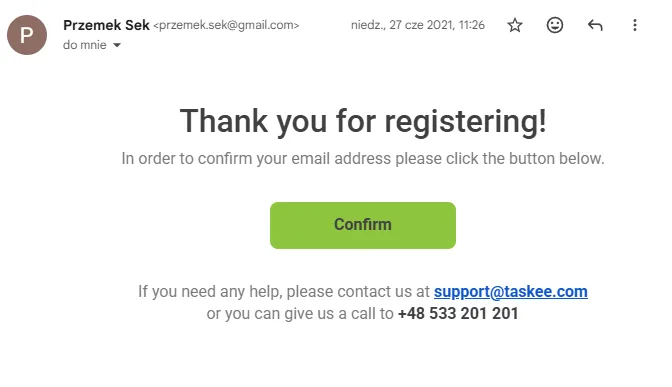 Email Support